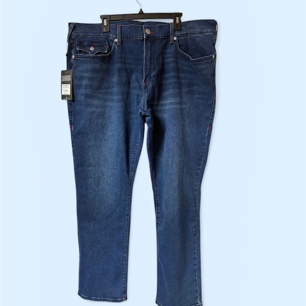 True Religion Ricky Relaxed Men's Relaxed Straight Jeans Size 42x32
